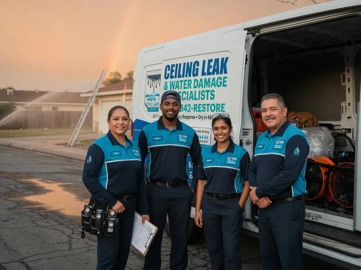 Ceiling Leak Cleanup company in New London, OH
